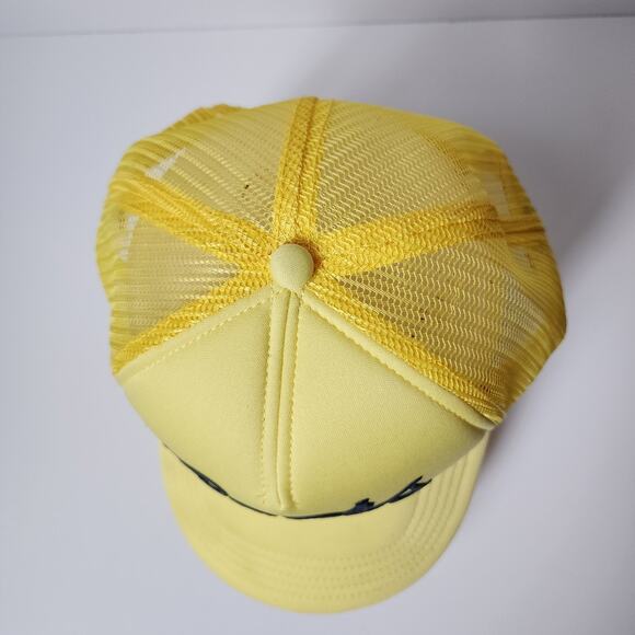 Coors Banquet American Needle Trucker Hat Yellow Snapback Mesh Foam Excellent - Picture 5 of 10